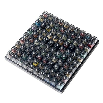 Keychron Switch Tester 100 Max Edition, 88 Mechanical & 12 Magnetic HE Switches Testing Kit with 100 Labeled Keycaps, Includes Keychron/Gateron/Kailh/Huano, Pro Mechanical Keyboard Feel
