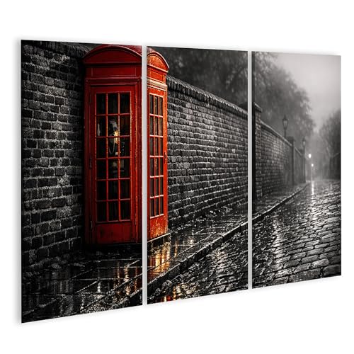 Tableau sur toile cabine rouge islandburner pour transformer votre chambre en cocon cosy