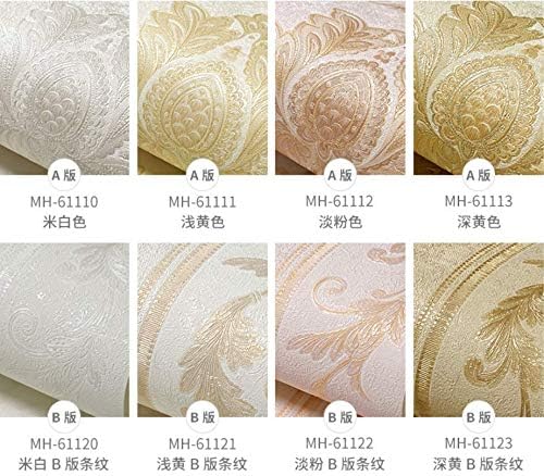 Miniatura 2 de Q QIHANG Papel tapiz de PVC damasco de estilo europeo Versión AB Flor europea 3D en relieve Artesanía Dormitorio Sala de estar Fondo de TV