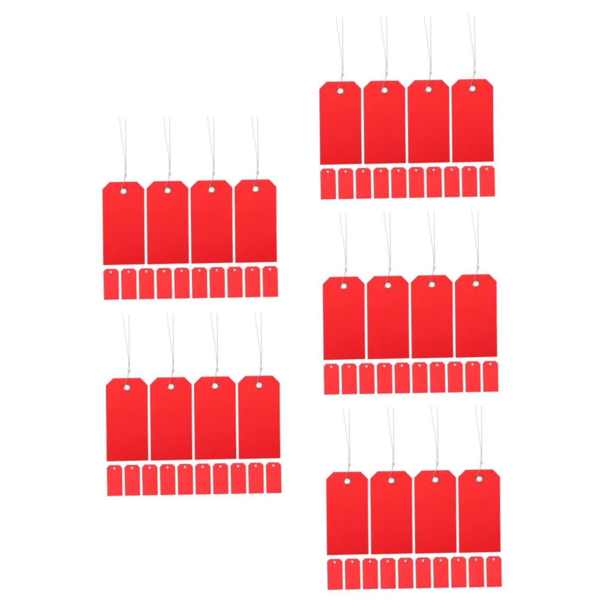500 Pezzi Etichette Identificative per Valigie in PVC Scrivibili con per Bagagli e Spedizioni Resistente e Multifunzionale