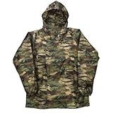 [カジメイク] 迷彩ヤッケ グリーン M 迷彩柄 撥水加工を施してあるヤッケタウン用にも #2217