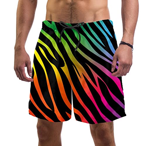 Short de bain homme Yuzheng à barre de couleur séchage rapide
