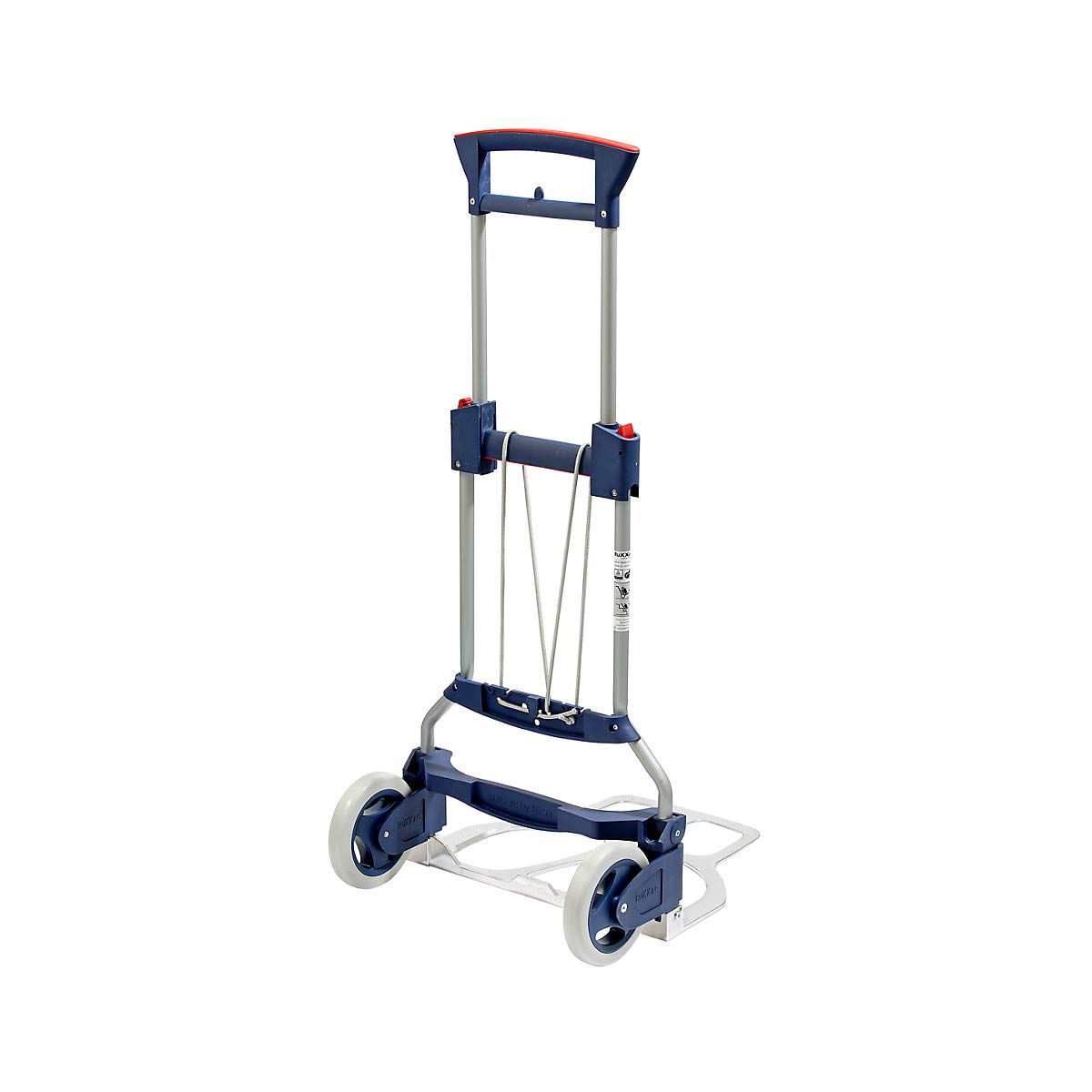 Certeo | Sackkarre | Aluminium | alusilber | Tragfähigkeit 125 kg | Klappbar, RuXXac®-cart BUSINESS XL, Tragfähigkeit 125 kg