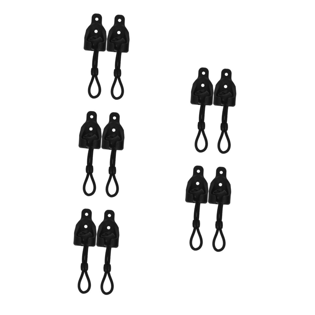 BESPORTBLE 10 Set Fibbia per corda antivento per tapparella elastico tende oscuranti accessori per tapparelle - Accessori tende tapparelle avvolgibili bungee e i tappi terminali cieca