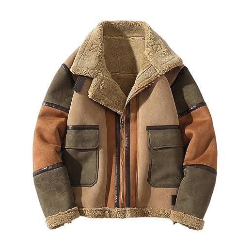 Veste En Cuir Haut De Gamme Épaississante Pour Hommes, Automne-Hiver, Manteau Plus