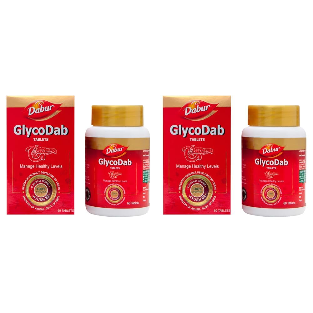 Dabur GlycoDab - 60 Tablets (Pack of 2)-image-17