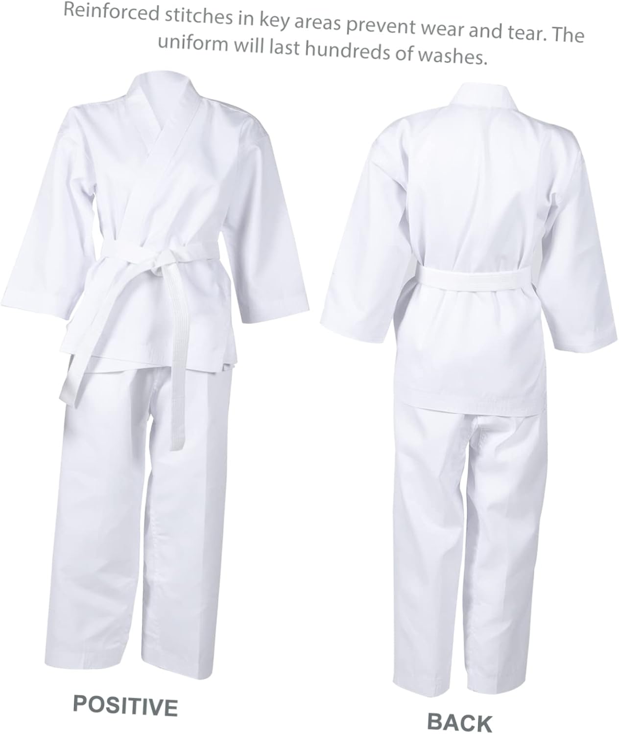 CALLARON 1 Set Professional Karate Uniform Durable Training Clothes for Adults Teens Comfortable Practical Judogi Costume for Sports Activities and Competitions