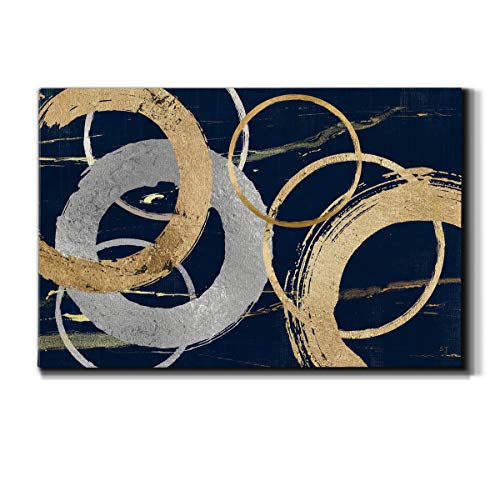 WEXFORD HOME Landscape Wall Art Premium Gallery Wrapped Canvas Abstract Ocean Forest Modern Artwork Decoration for Living Room Kitchen Bathroom Office, Ready to Hang