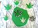 Naughty Pantry Marijuana Pot Leaf Cookie Cutter Set of 2 Stainless Steel