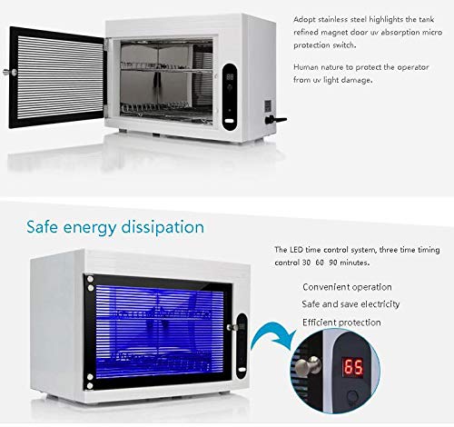ORILAO US Warehouse 9L Timer 254nm Tattoo Nail Cabinet Machine for Salon Home Use