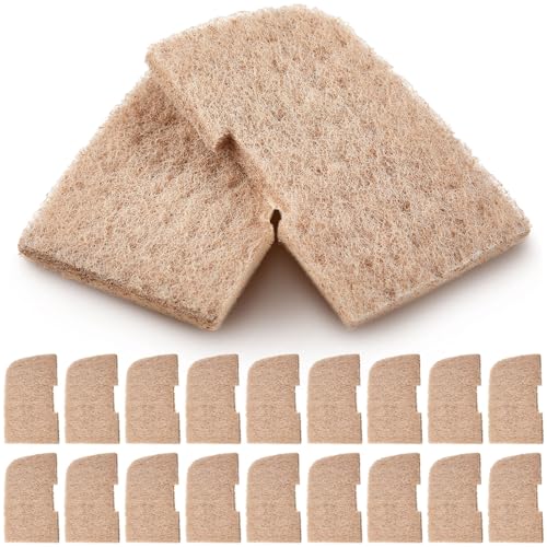 Image of Threlaco 20 Pack Filter Pads Compatible with Fluval 307 /407 /306 /406, Ammonia Remover Fish Tank, Aquarium Filter Replacement Pads for Fish Tank (Ammonia Remover)
