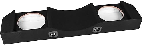 Miniatura 2 de Skar Audio Carcasa de subwoofer doble con puerto de 12 pulgadas compatible con camionetas Nissan Titan Crew Cab 2016-2025