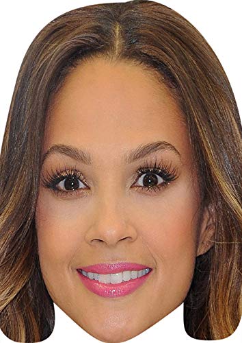 FoxyPrinting Alesha Dixon MH 2018 Music Celebrity Cardboard Party Face Mask Fancy Dress