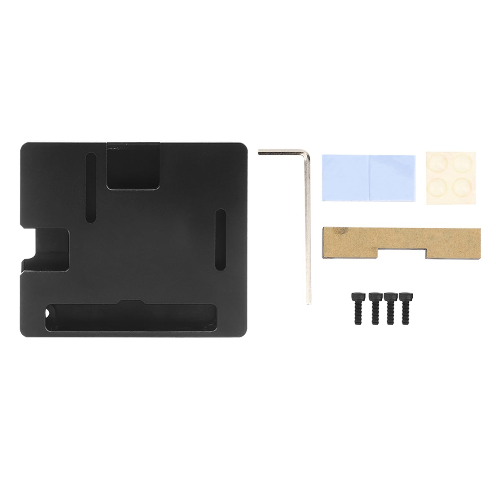 Raspberry Pi 3 A+ Case, Raspberry Pi Heatsink Case for Raspberry Pi 3A+, Pi 3 Model A+, Black,Radiator Fan Assembly-image-43