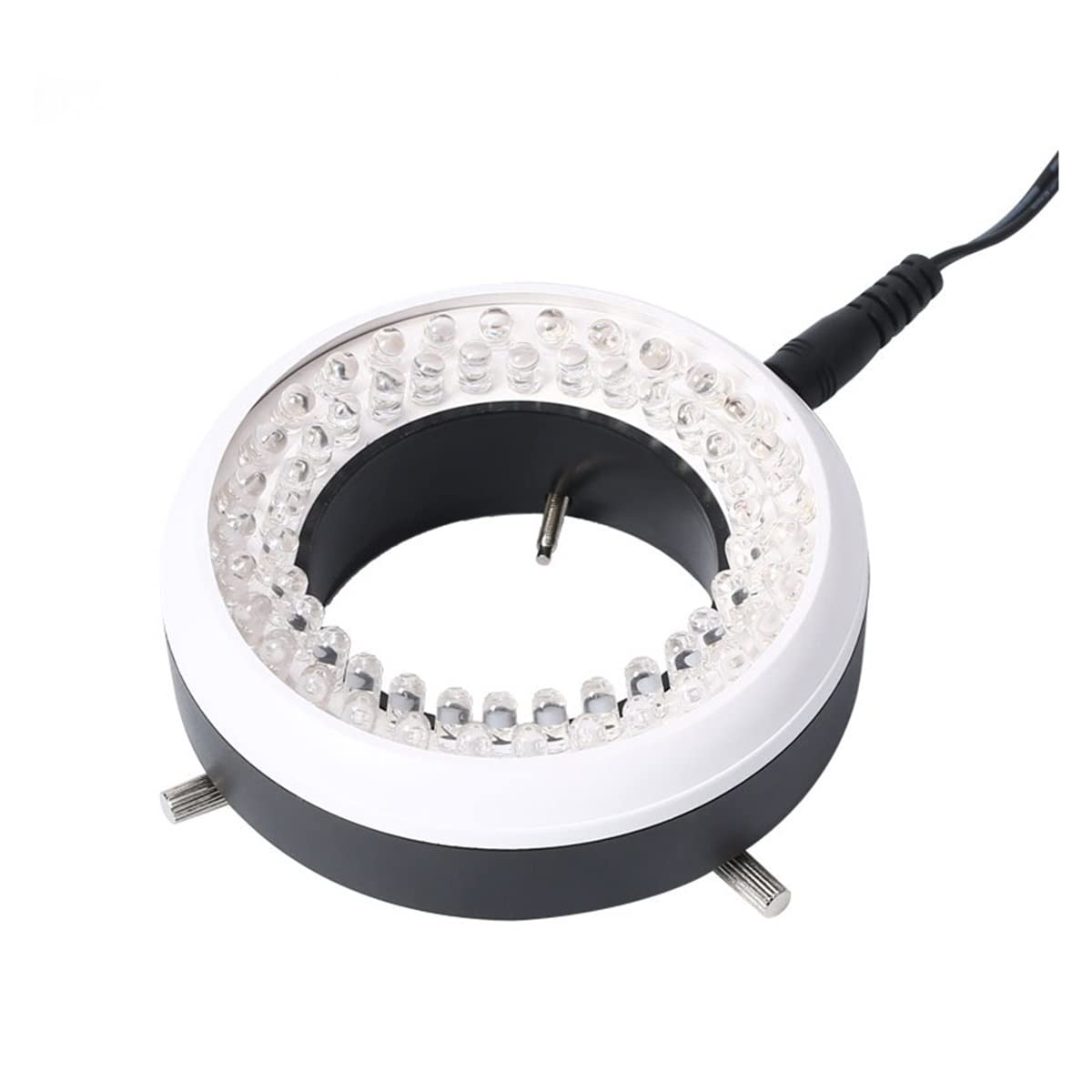 Microscopio Microscopio estéreo Luz de Anillo Industrial, diámetro Interior 55 mm 60 PCS LED Lámpara de visión Superior