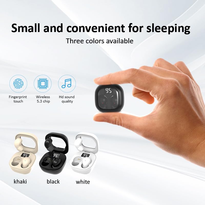 Image of Smallest Invisible Sleep Earbuds Bluetooth 5.3 for Side Sleepers Small Ears