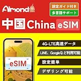 【中国 esim】中国 CHINA eSIMプラン 高速データ通信 低速データ使い放題 中国ネット規制対象外 中国でもGoogle、LINE、YouTubeなどVPNなしで利用可能 当日発行可能 中国simcard 中国sim (10日間10GB)