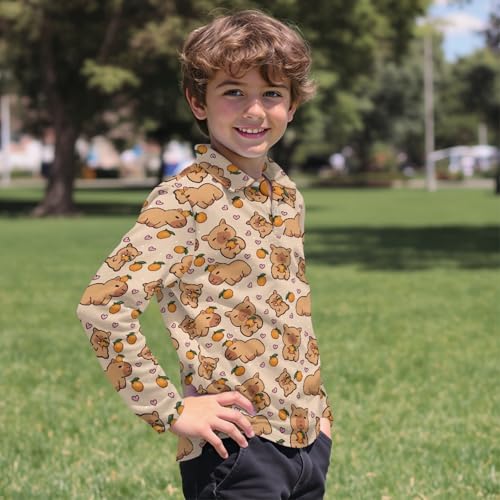 HUIACONG Boys Girls Golf Shirts for Kids Children Undershirts4