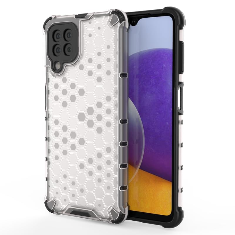 Image of Hard PC Back Case Cover for Samsung Galaxy M32 4G Anti Slip Ultra Thin Shockproof Reinforced Corners (Polycarbonate|Clear)