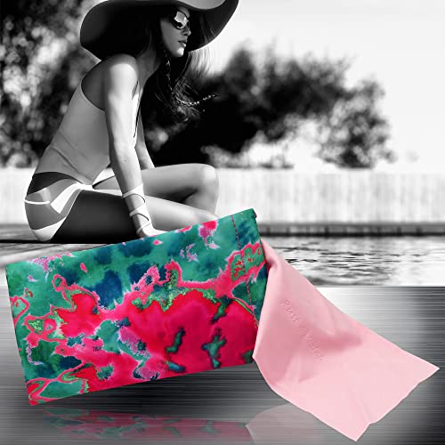 Image of Soft Sunglasses case | Large Glasses Case Holder - Eyeglass Pouch Squeeze Top | Glasses pouch Lightweight Extra Layers