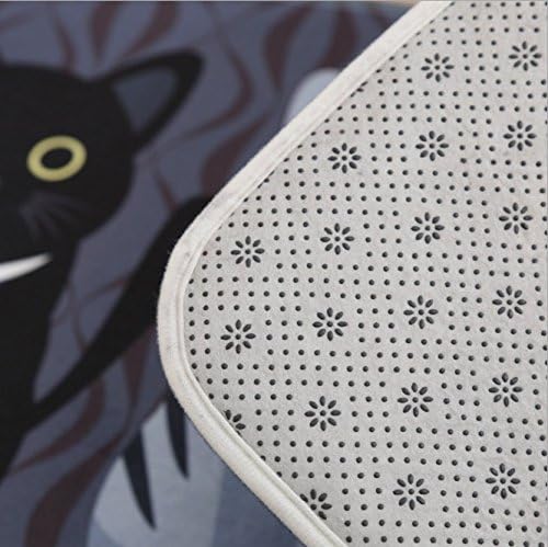 Gydthdeix Rectangle Cartoon Lovely Cats Kitty Pattern Mat Rug for Stairway Toilet Floor Bedroom Living Room Bathroom Kitchen Home Decoration Area - Image 4