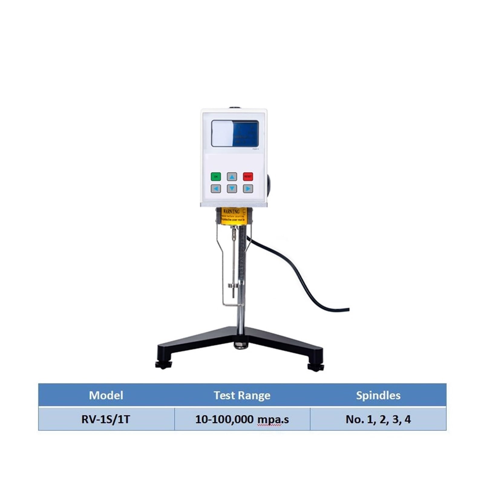 2000000 MPa.s 6 Millionen CPS NDJ-5S NDJ-8S NDJ-9S Industrieller Viskositätstester for elektrolytisches Brookfield-Rotationsviskosimeter(RV-1S (NDJ-5S))