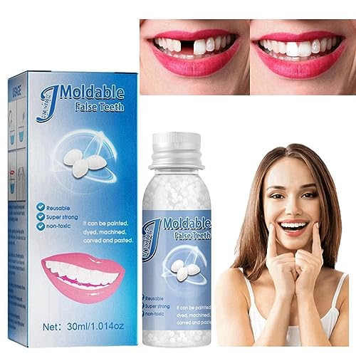 Temporary Tooth Filling,Repair Beads Tooth Repair Kit,Moldable False Teeth,Tooth Filling Repair Kit,Filling Kit for Teeth,DIY Tooth Repair Granules,Dental Repair Kit Filling,Broken Tooth Repair