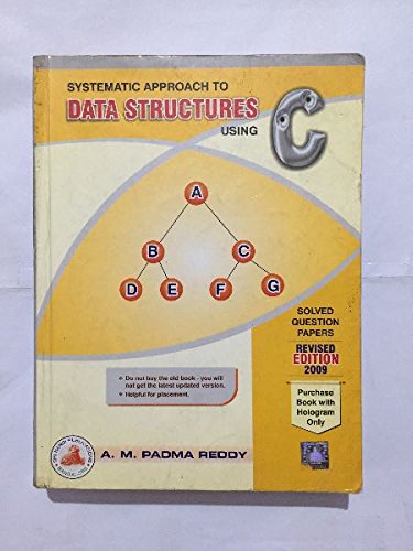 Buy Data structures using C by A M Padma Reddy Revised edition 2009 ...