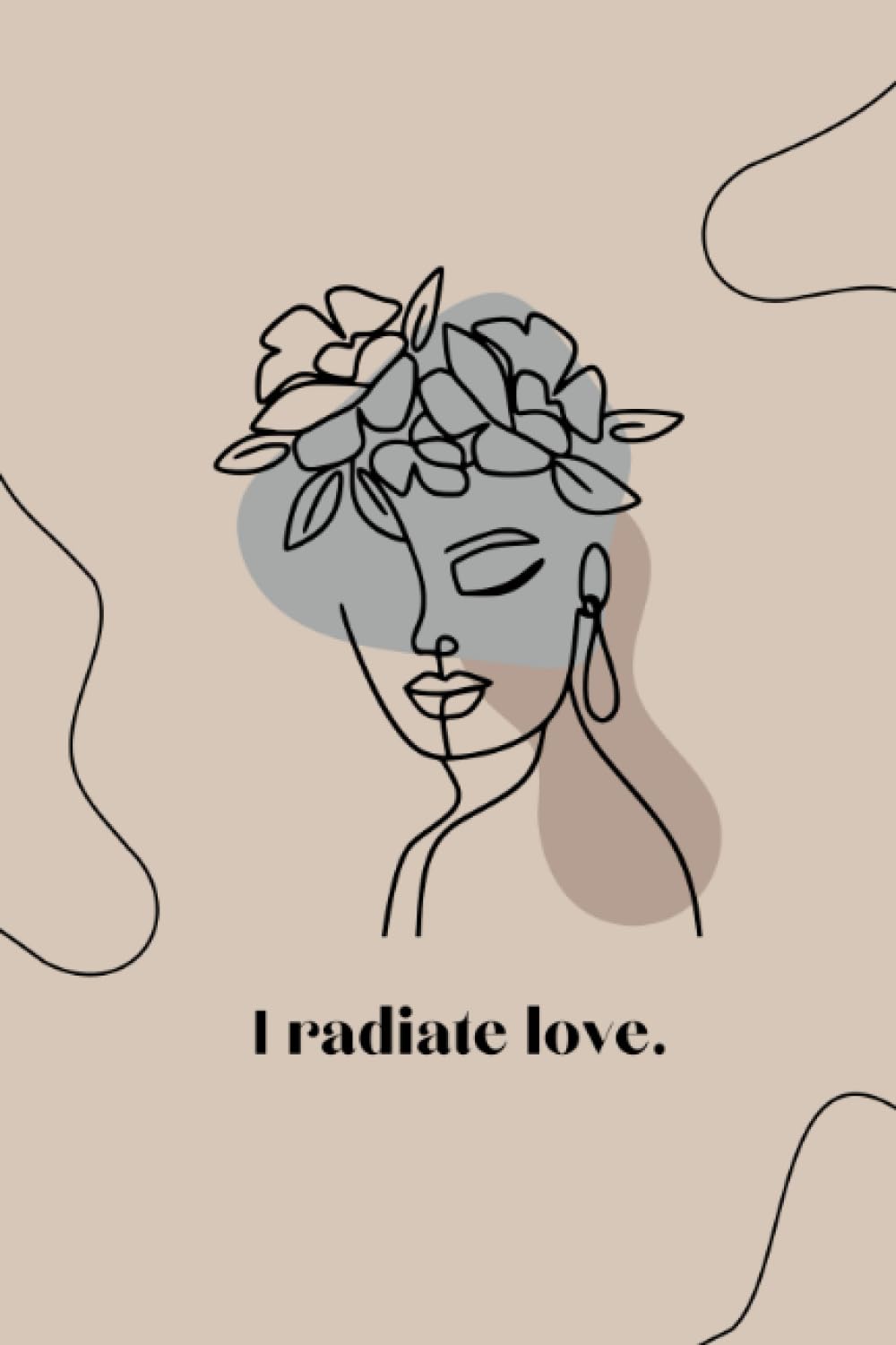 EmpowerHer Essence: The Fluid Chronicles Customizable Planner Series: I radiate love