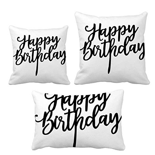 Housse de coussin DIYthinker déco canapé et anniversaire - 2