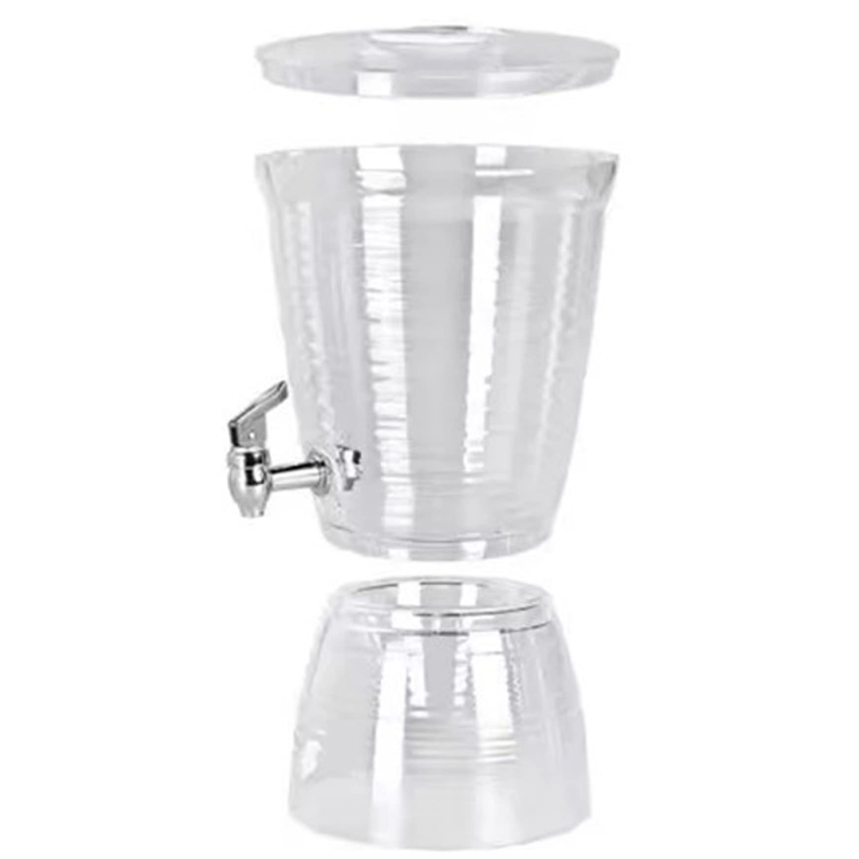 Ameble 10L Beverage Dispenser with Stand, Large Drink Dispenser Juice Water Container for Home Parties, Weddings, BBQ