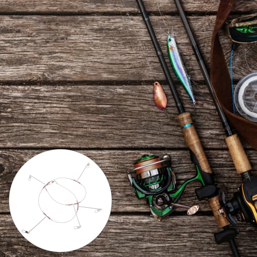 Abaodam Fishing Rigs con Giratorio para Pesca Nocturna miniatura 2
