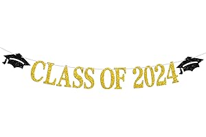 Class of 2024 Banner, Congrats Grad Banner Decorations 2024
