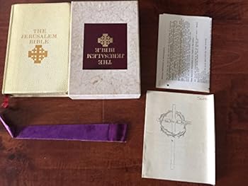 Imitation Leather The Jerusalem Bible (White Leatherette) Book