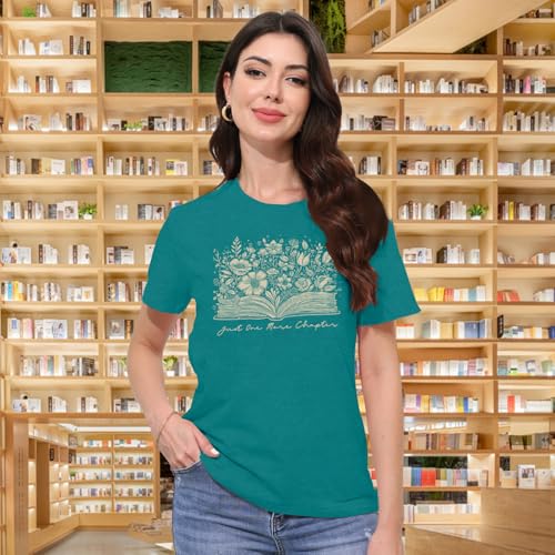 Image of Book Shirts for Women Book Lover T-Shirt Reading Tee Teacher Tops