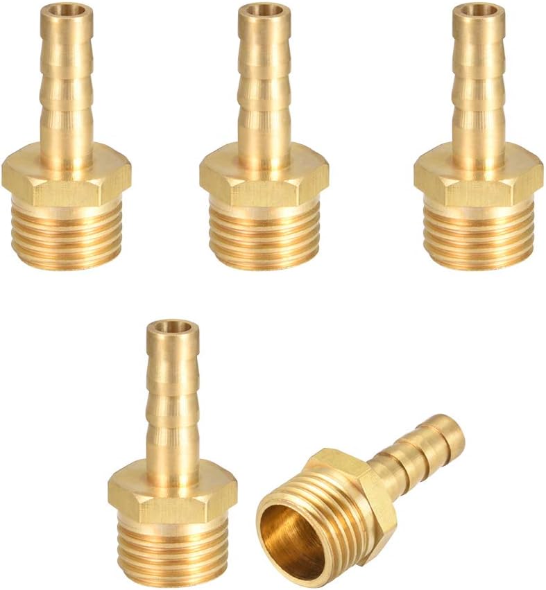 Slangpilaar messing recht 8 mm - 1/4 NPT, QMZ-S1408 | QSP Products Webshop