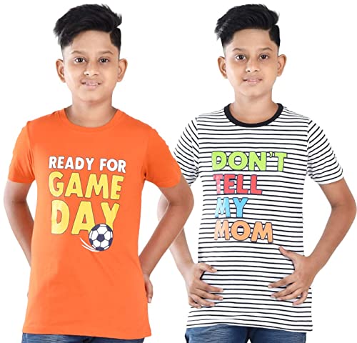 Image of Clothe Funn Boys T-Shirts Round Neck (Pack of 2)