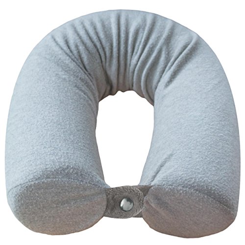 Image of Dot&Dot Twist Memory Foam Kids Travel Pillow for Airplanes - Neck Pillows for Travel, Sleeping - Airplane Pillow for Neck Support, Chin, Lumbar, Leg - Adjustable Neck Pillow for Car Seat
