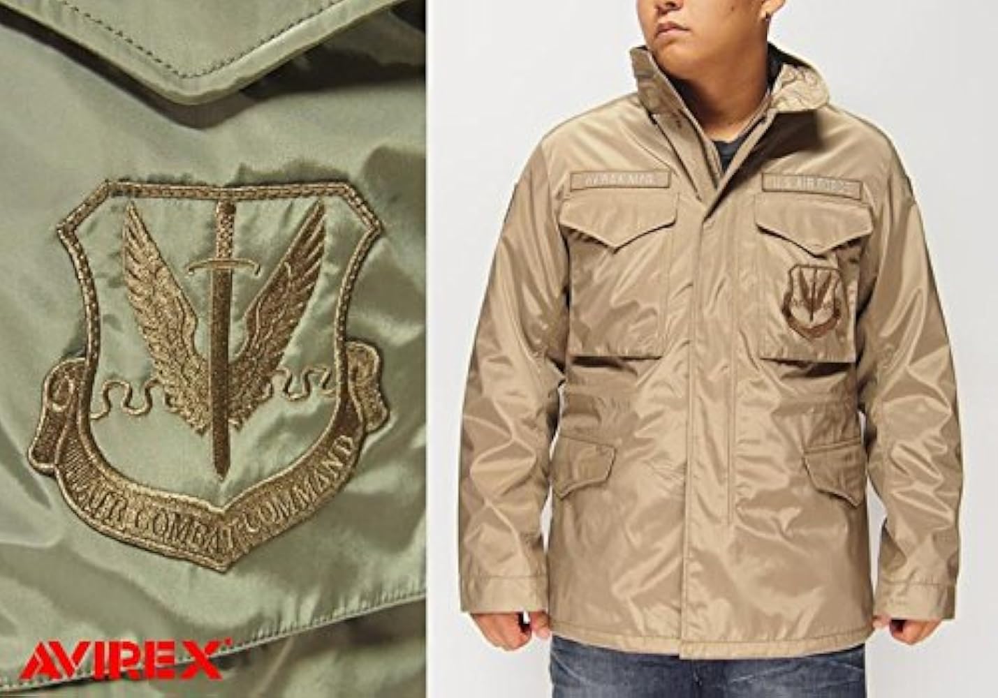 希少　AVIREX アメリカ空軍70周年記念 M-65 ジャケット6172145 AVIREX[アヴィレックス] アメリカ空軍70周年記念 タイプ M-65