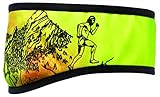  Buff Multifunktionstuch Headband Pro - Cinta de Pelo de Tenis para Hombre, Color Verde, Talla L/XL