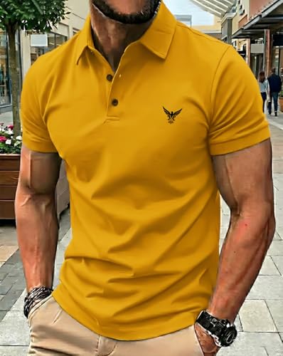 Image of AUSK Polo T-Shirt for Men || Half Sleeves Neck Polos Men Tshirt