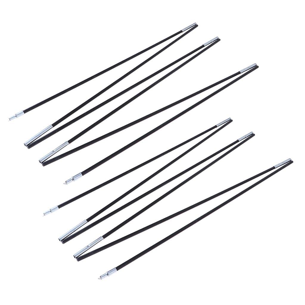 2 Teiliges Fiberglas Ersatzstangen Set, Zubehör für Wanderungen