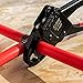 IWISS Combo Angle Head Pex Pipe Plumbing Crimping Tool for Copper Crimp Jaw Sets 1/2