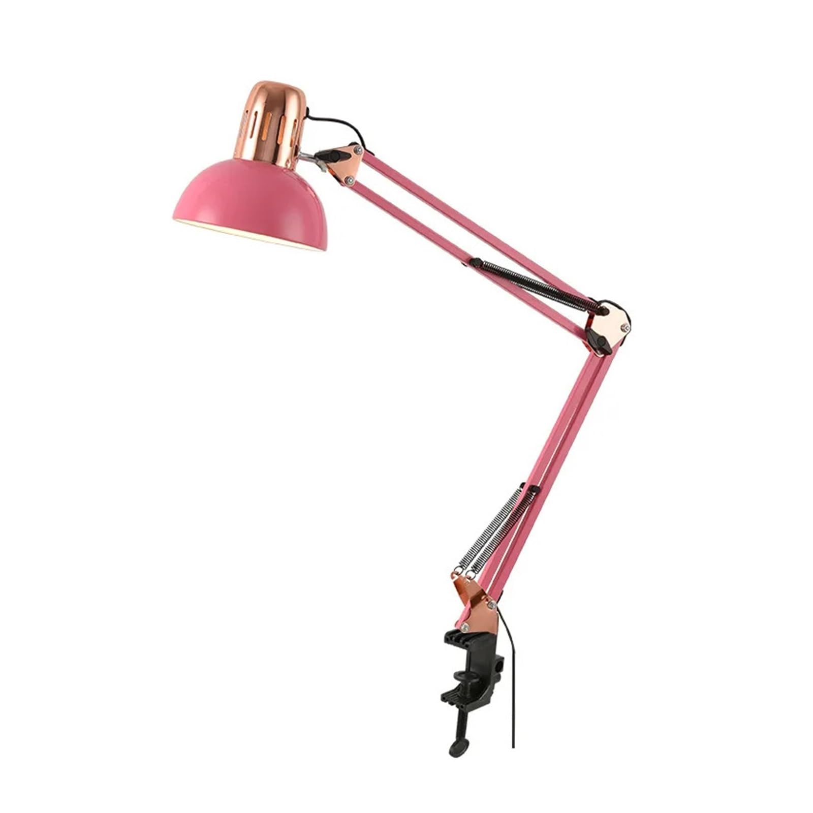 Lampada da scrivania moderna a LED con morsetto a braccio oscillante