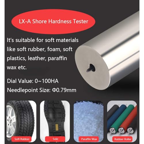 Image of Shore Durometer A with Stand Digtal Shore Hardness Tester Meter Shore A Durometer Rubber Tester