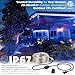 WYZworks 1116LEDs 100ft LED Outside Rope Lights, Outdoor ETL Certified Waterproof Permanent 360 Degree Light Emitting, Flexible Tube, Connectable, Christmas Palm Tree Exterior Landscape, Blue