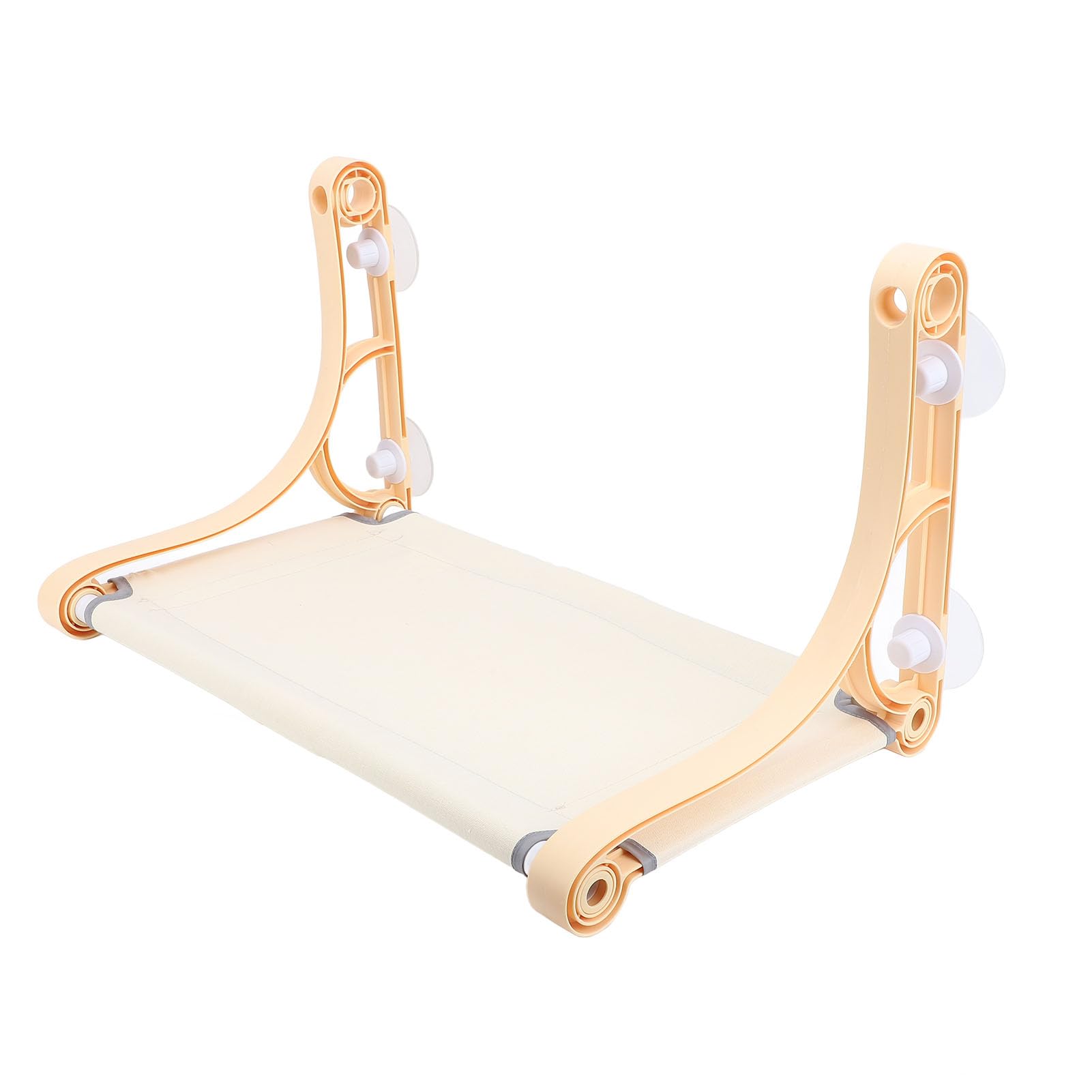 Cat Window Perch Sets, Canvas Cordless Cat Window Hammock Sunbathing Bed with 4 Suction Cups and Strong Load Bearing Frame Fit for Cats Resting (Zerodispg8kx4mqoz-12)