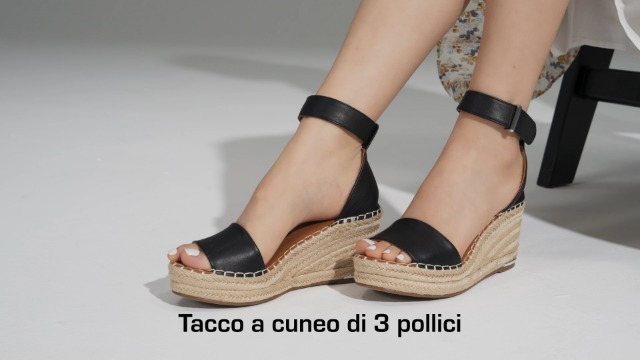 Sandali Zeppa Donna Dream Pairs - Plateau Con Cinturino Alla Caviglia