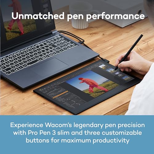 Wacom Movink Drawing Tablet with Screen, 13.3" OLED Touchscreen Portable Graphic Art Tablet w/Pro Pen 3, 10-bit Color Display for Mac, PC, Chromebook & Android by Wacom - Image 4