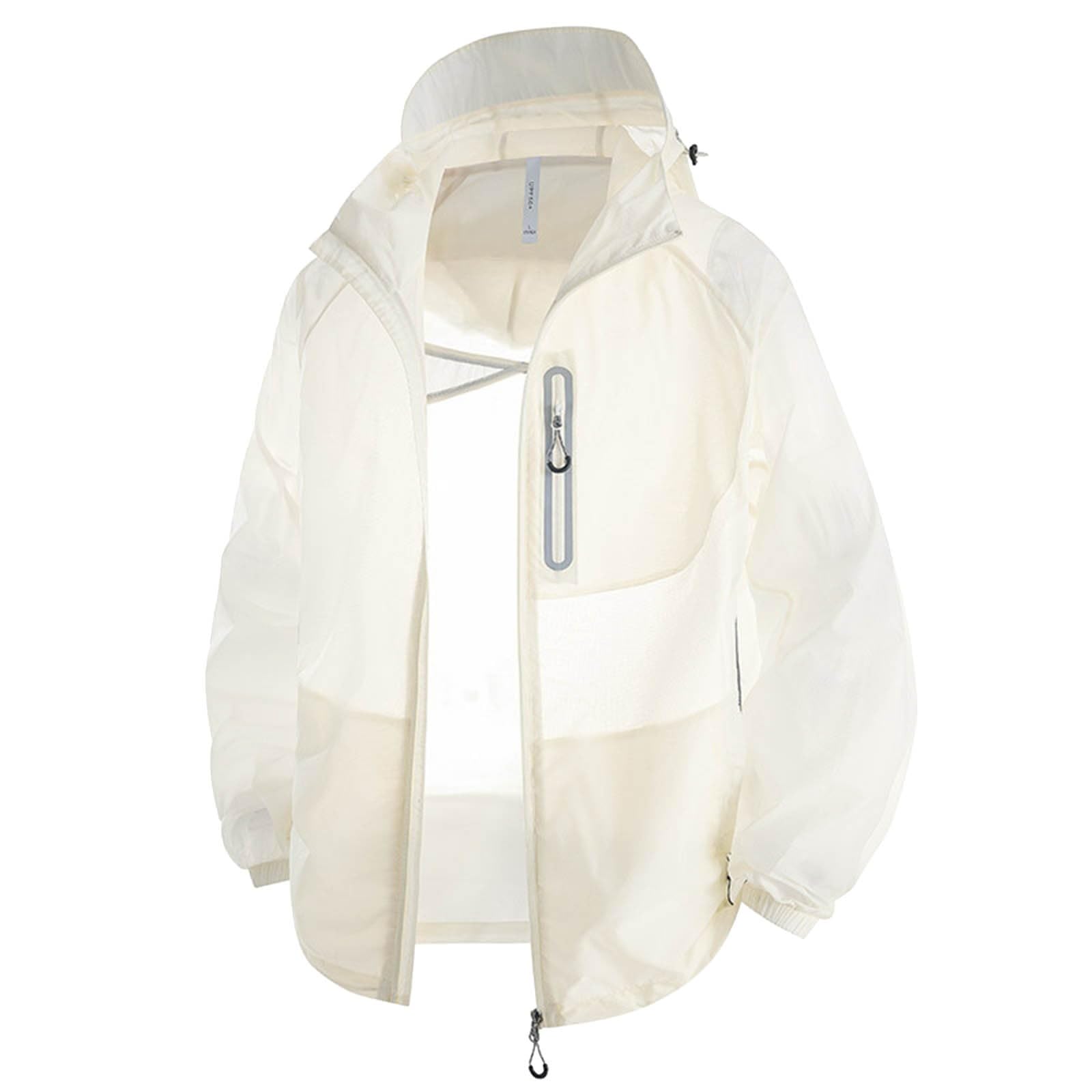 Generisch Sweatjacke Herren Ohne Kapuze Leichte Freizeitjacke, Sonnenschutz, Windschutz, atmungsaktiv, komfortabel, ideal für Outdoor-Sportarten Reisen